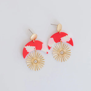 Meredith Rough Runner Cinnamon Earrings