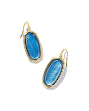 Load image into Gallery viewer, Kendra Scott Framed Elle Drop Earrings Blue