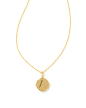 Load image into Gallery viewer, Kendra Scott Letter Disc Reversible Pendant Necklace