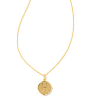 Load image into Gallery viewer, Kendra Scott Letter Disc Reversible Pendant Necklace