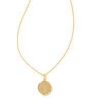 Load image into Gallery viewer, Kendra Scott Letter Disc Reversible Pendant Necklace