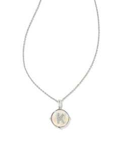 Kendra Scott Letter Disc Reversible Pendant Necklace