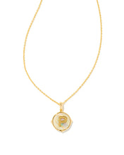 Load image into Gallery viewer, Kendra Scott Letter Disc Reversible Pendant Necklace