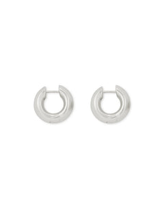 Kendra Scott Mikki Huggie Earrings Matte Silver