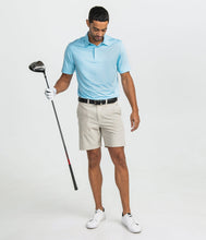 Load image into Gallery viewer, Southern Shirt Heather Madison Stripe Polo Sunday Blue