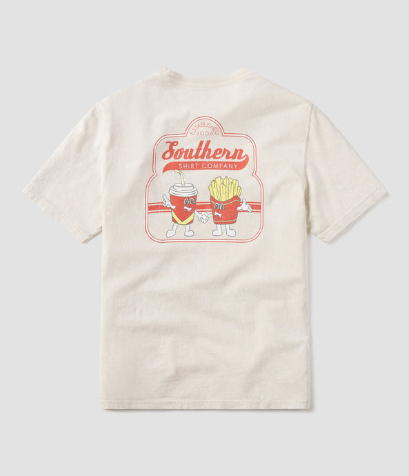 Southern Shirt Men's Fries Before Guys SS Tee Linen